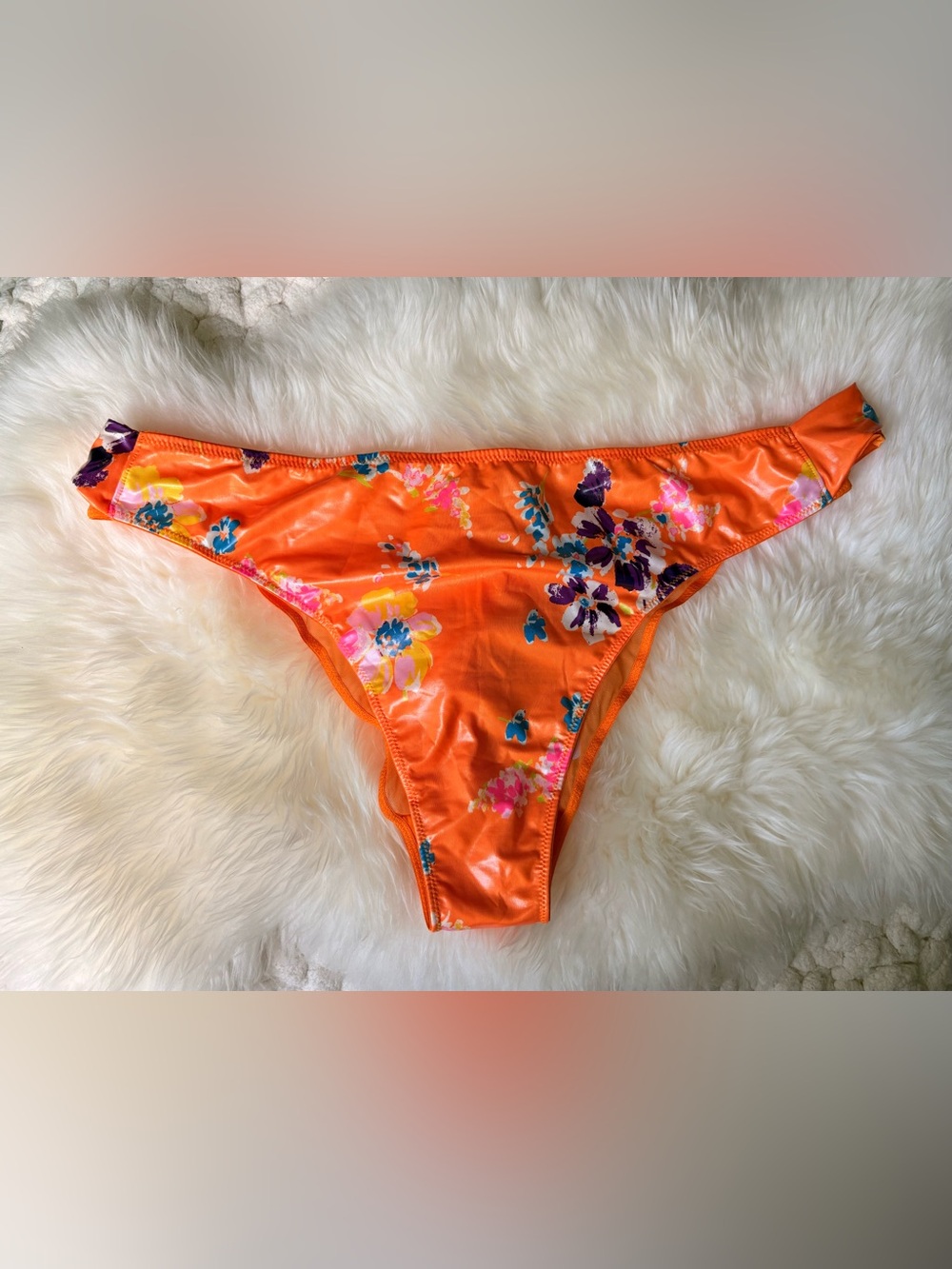 Night Blooms High-Leg Bikini